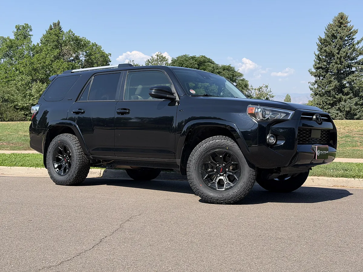 Black Replica Wheels 17" TRD Pro 308 Rim on 2024 Toyota 4Runner