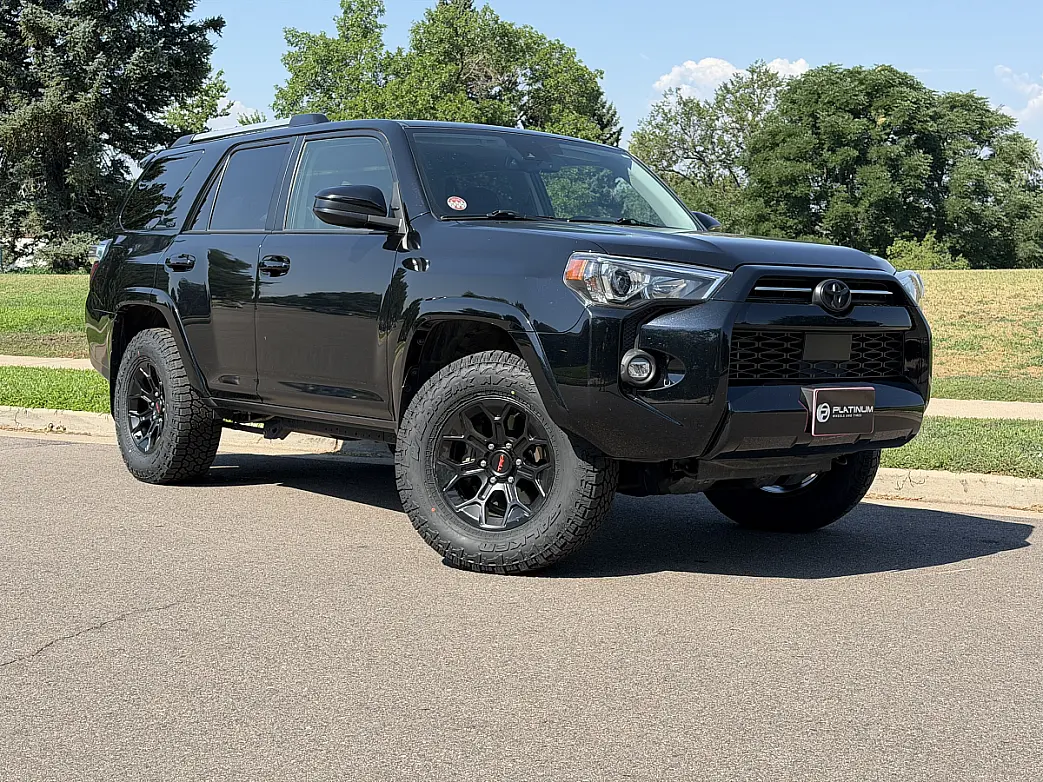 Replica Wheels 17" TRD Pro 308 Black Aftermarket Wheel on 2024 Toyota 4Runner