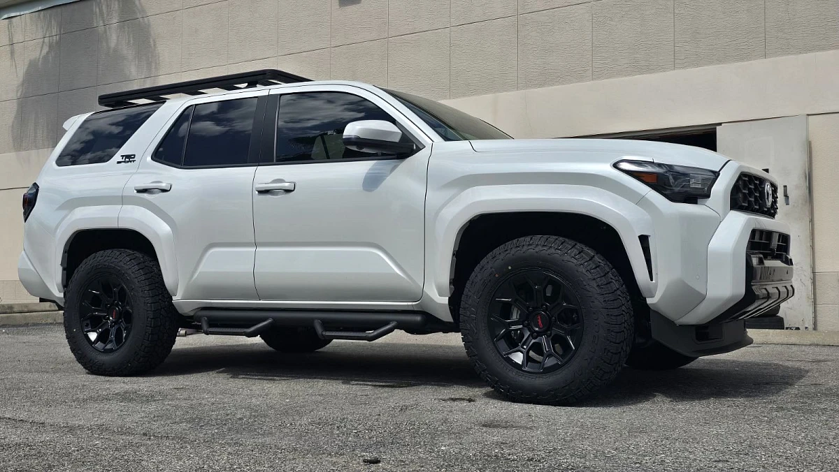 Black Replica Wheels 17" TRD Pro 308 on 2025 Toyota 4Runner