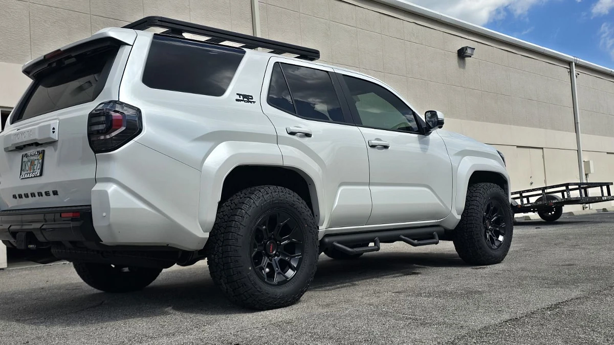 Replica Wheels 17" TRD Pro 308 Black Rim on 2025 Toyota 4Runner
