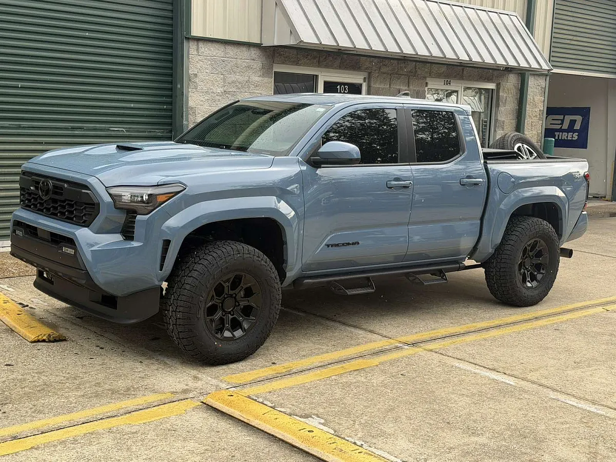 2025 Toyota Tacoma with Replica Wheels 17" TRD Pro 308 Black Rims