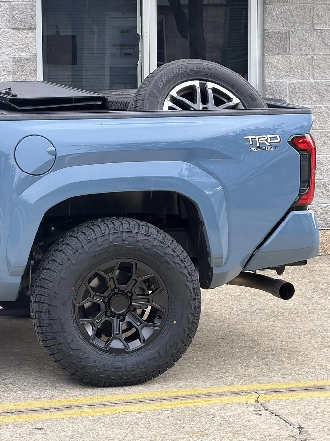 2025 Toyota Tacoma with Replica Wheels 17" TRD Pro 308 Black Wheels
