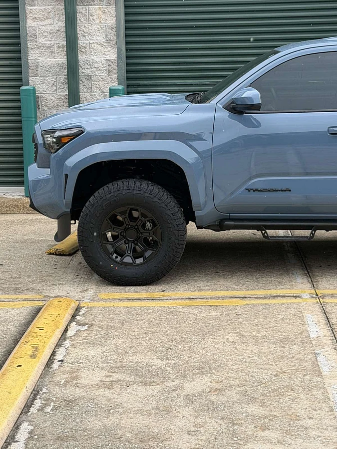 Replica Wheels 17" TRD Pro 308 Black Rim on 2025 Toyota Tacoma