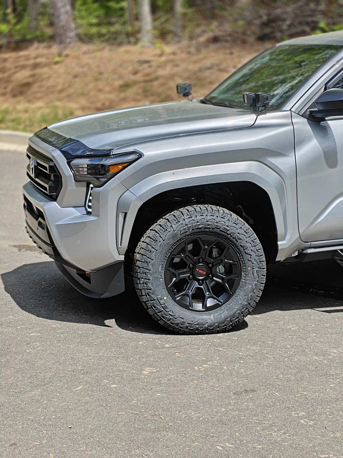 Black Replica Wheels 17" TRD Pro 308 on 2026 Toyota Tacoma