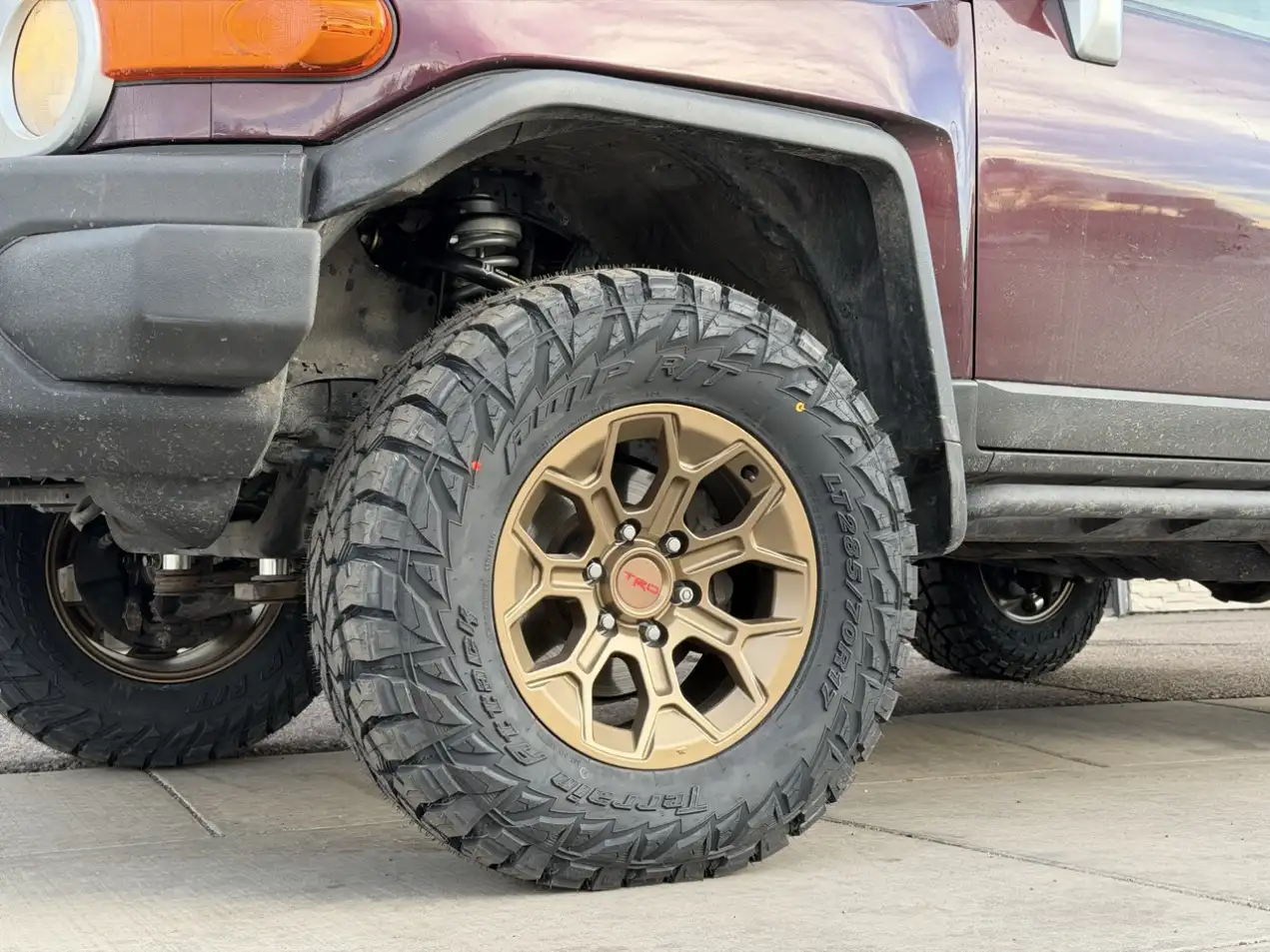 2009 Toyota FJ Cruiser with Replica Wheels 17" TRD Pro 308 Bronze Rims