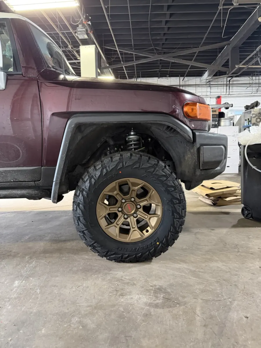 Replica Wheels 17" TRD Pro 308 Bronze on 2009 Toyota FJ Cruiser