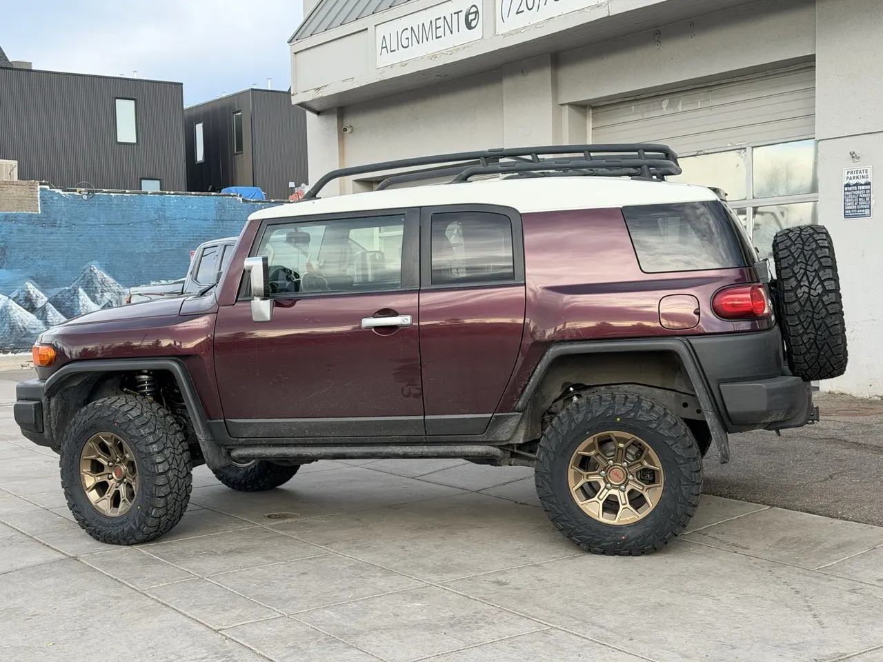 Bronze Replica Wheels 17" TRD Pro 308 Rim on 2009 Toyota FJ Cruiser