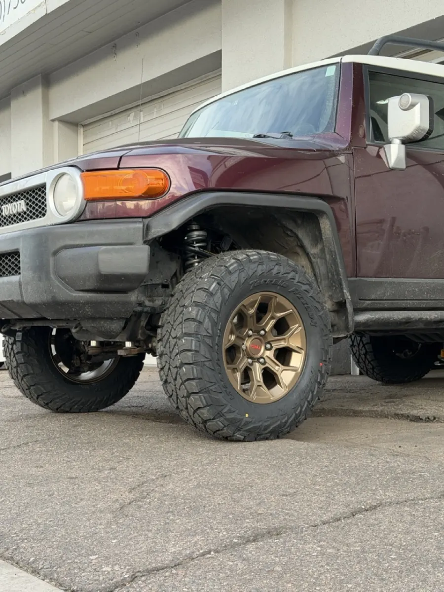 2009 Toyota FJ Cruiser Replica Wheels 17" TRD Pro 308 Bronze Custom Wheels