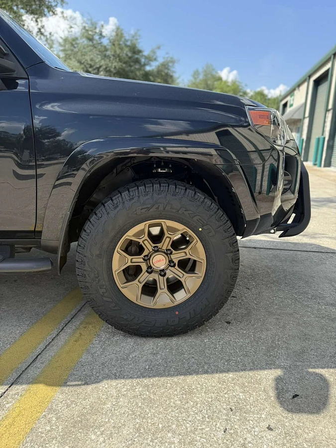 Bronze Replica Wheels 17" TRD Pro 308 on 2022 Toyota 4Runner