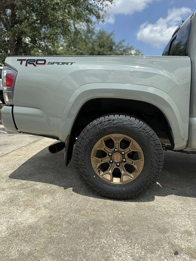 Bronze Replica Wheels 17" TRD Pro 308 on 2023 Toyota Tacoma