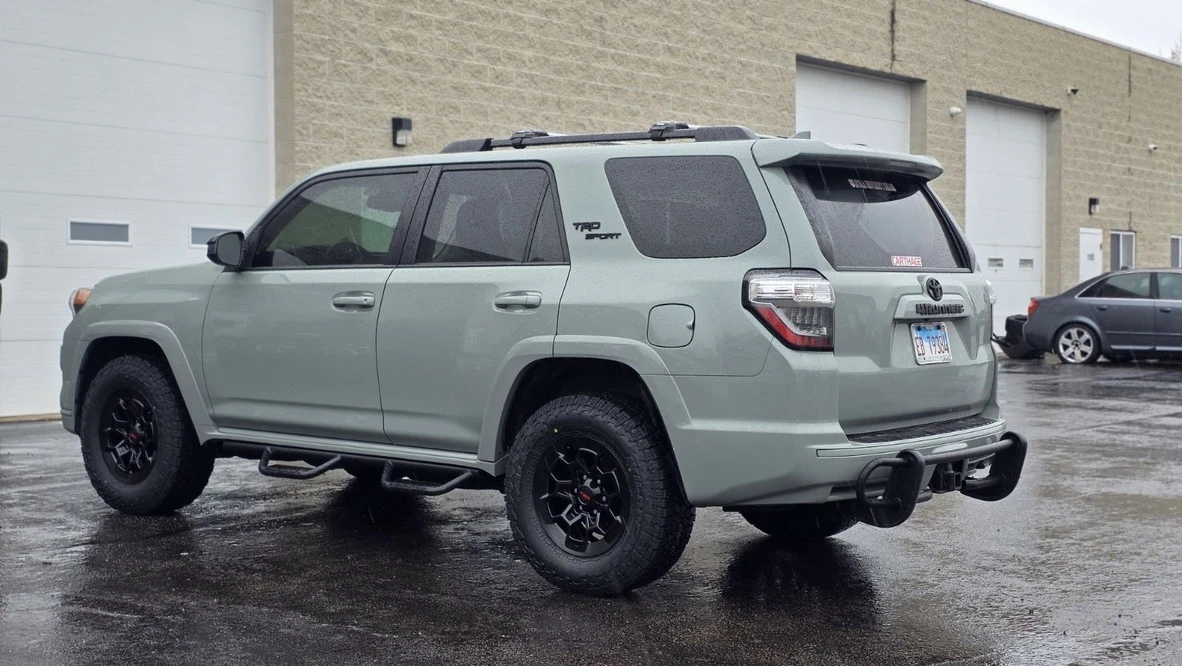 Black Replica Wheels 17" TRD Pro 309 on 2021 Toyota 4Runner