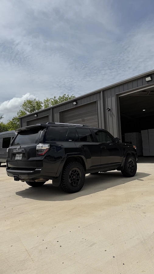 Black Replica Wheels 17" TRD Pro 309 on 2022 Toyota 4Runner