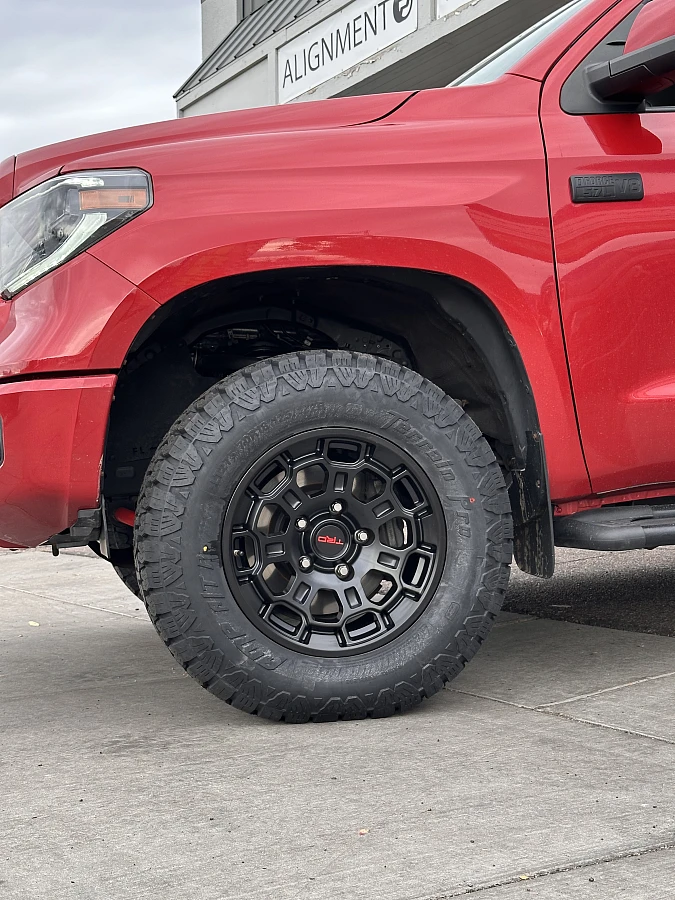 2023 Toyota Tundra with Replica Wheels 18" TRD Pro 303 Black Wheels