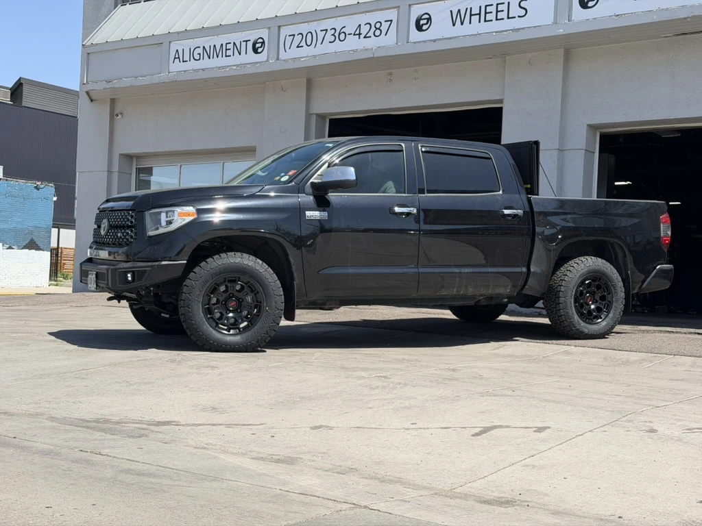 Replica Wheels 18" TRD Pro 303 Black Aftermarket Wheel on 2023 Toyota Tundra