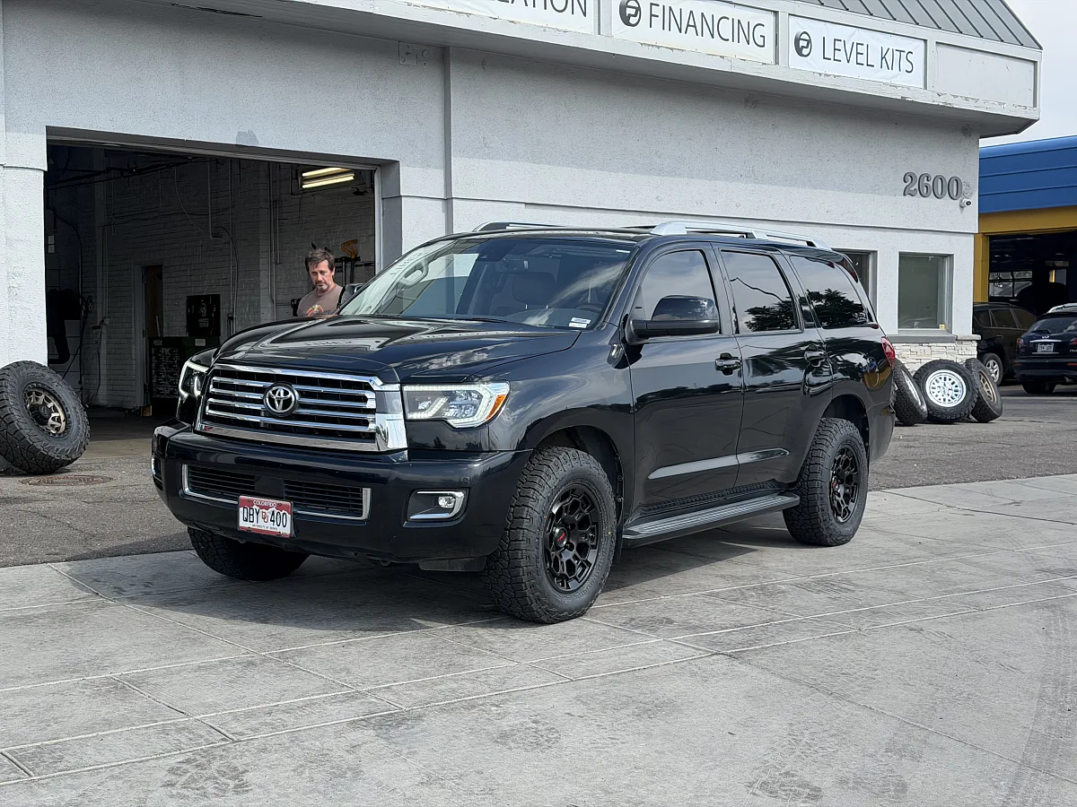 2020 Toyota Sequoia Running Replica Wheels 18" TRD Pro 303 Black