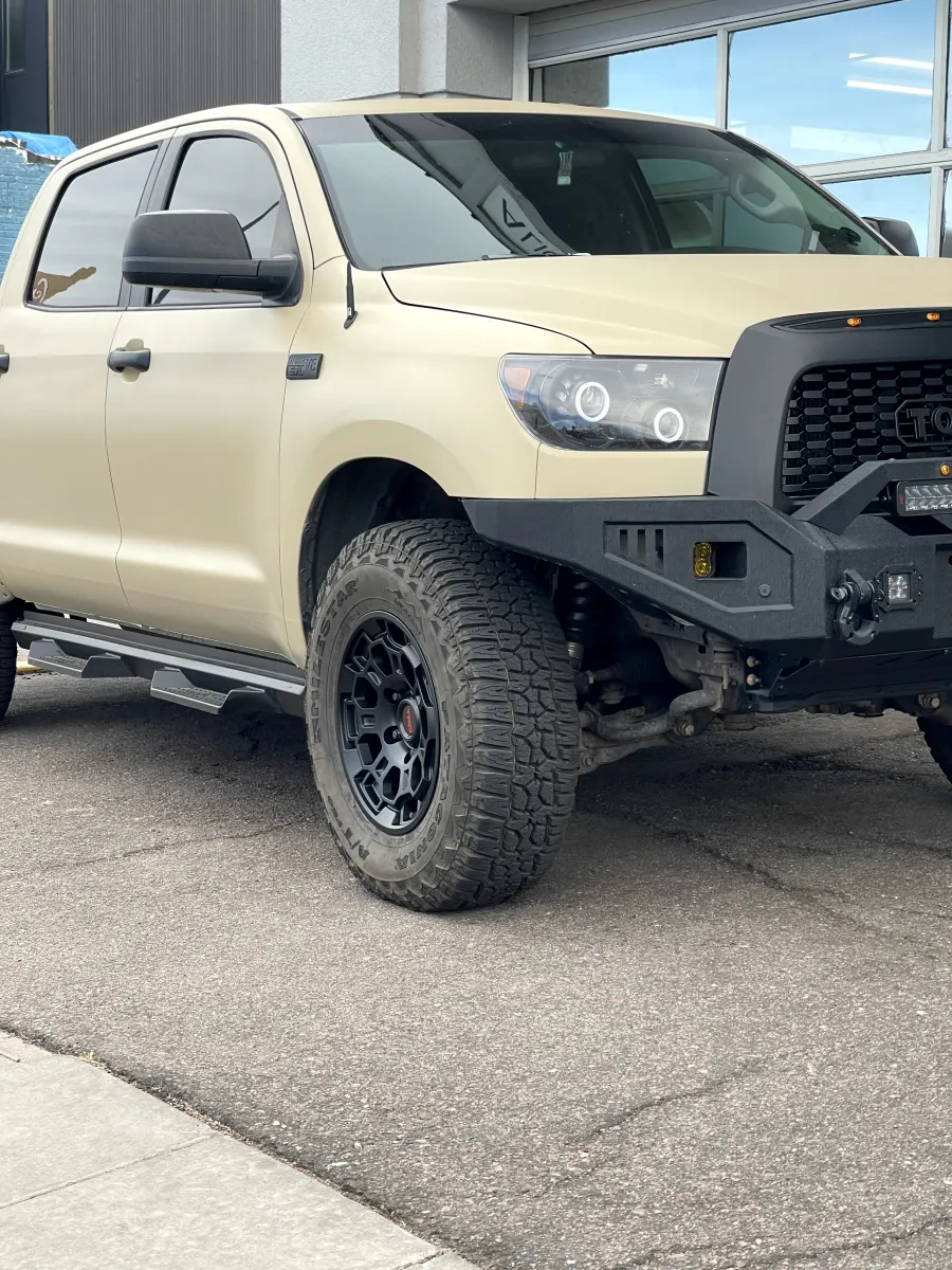 2020 Toyota Tundra with Replica Wheels 18" TRD Pro 303 Black Rims