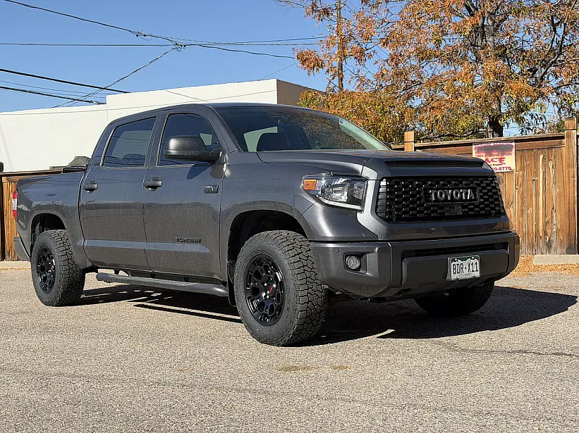 2021 Toyota Tundra with Replica Wheels 18" TRD Pro 303 Black Wheels
