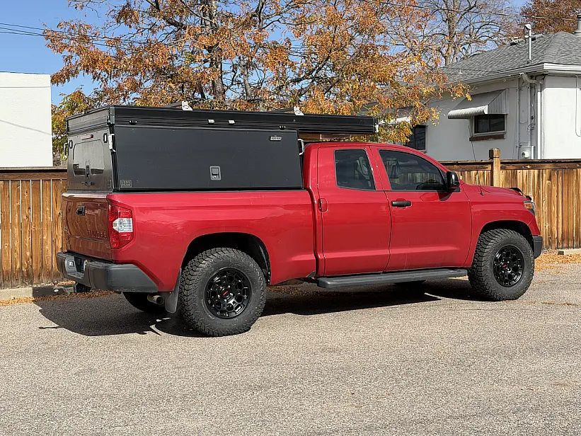 2021 Toyota Tundra with Black Replica Wheels 18" TRD Pro 303 Rims