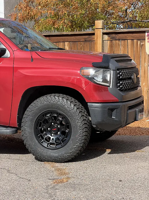 2021 Toyota Tundra Equipped with Replica Wheels 18" TRD Pro 303 Black