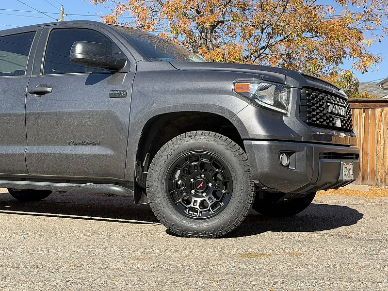 2021 Toyota Tundra with Replica Wheels 18" TRD Pro 303 Black Rims