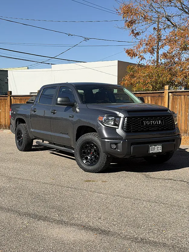 Replica Wheels Black 18" TRD Pro 303 Wheel on 2021 Toyota Tundra