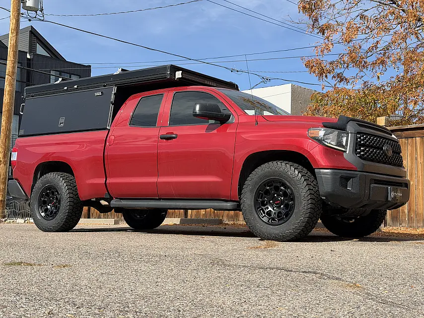 2021 Toyota Tundra Running Replica Wheels 18" TRD Pro 303 Black