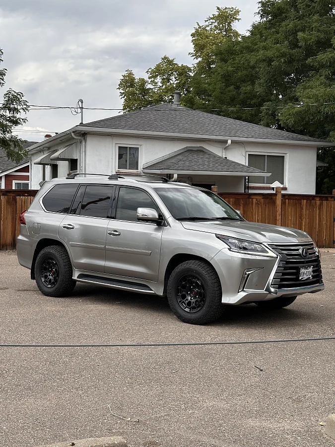Replica Wheels 18" TRD Pro 303 Black Rim on 2022 Lexus GX