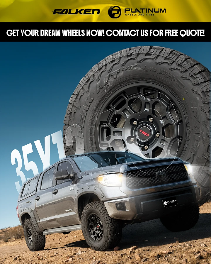 Replica Wheels 18" TRD Pro 303 Black on 2022 Toyota Tundra