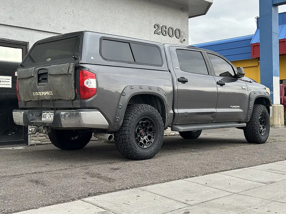 2022 Toyota Tundra Running Replica Wheels 18" TRD Pro 303 Black