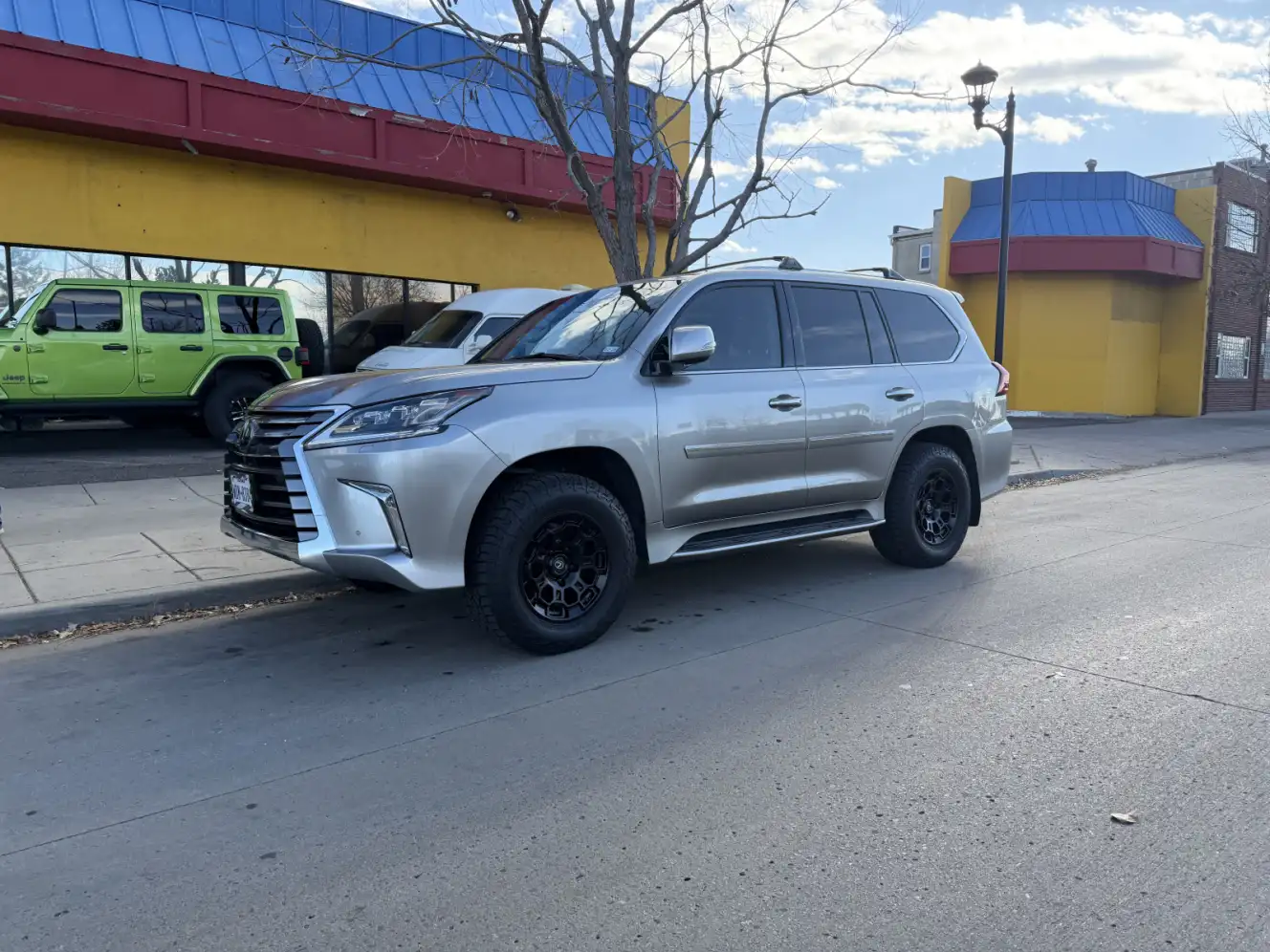 2024 Lexus GX with Replica Wheels 18" TRD Pro 303 Black Rims