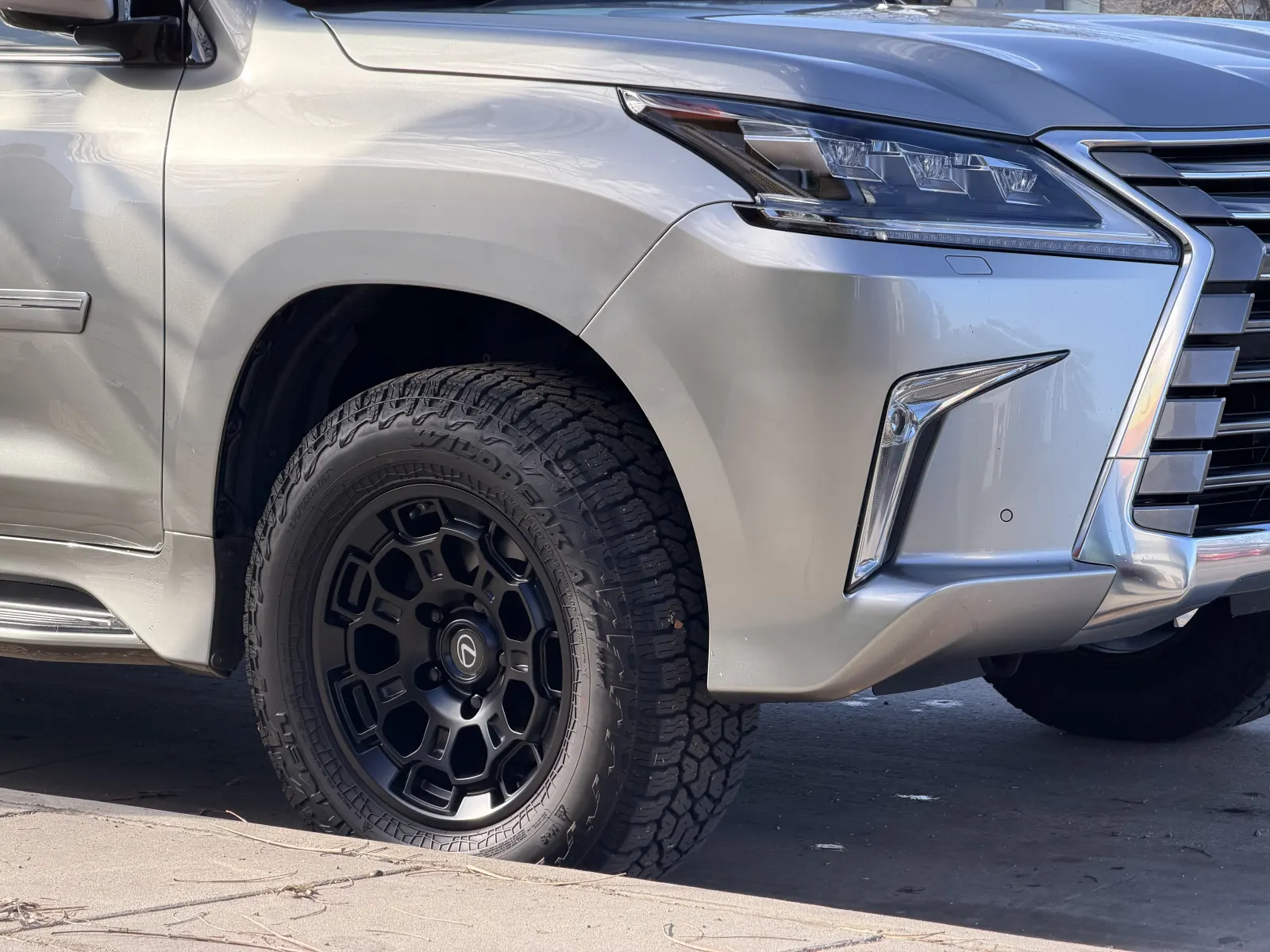 Replica Wheels 18" TRD Pro 303 Black Rim on 2024 Lexus GX