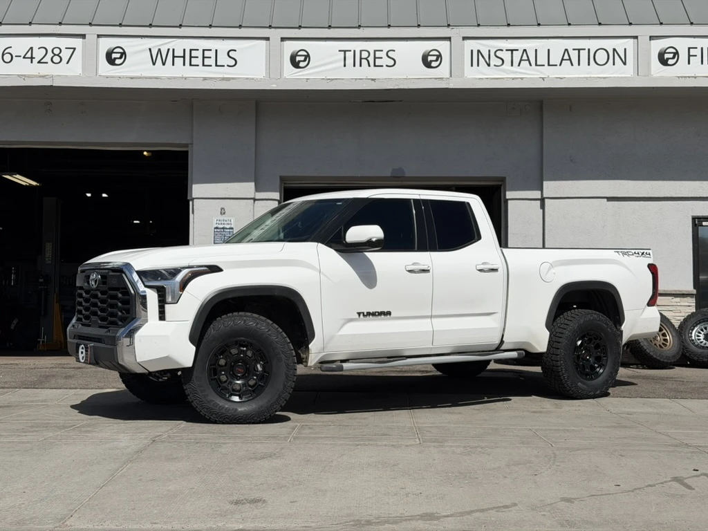 Replica Wheels 18" TRD Pro 303 Black Aftermarket Wheel on 2024 Toyota Tundra