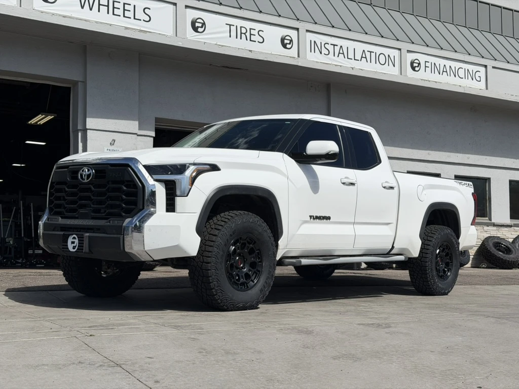Replica Wheels 18" TRD Pro 303 Black Rim on 2024 Toyota Tundra