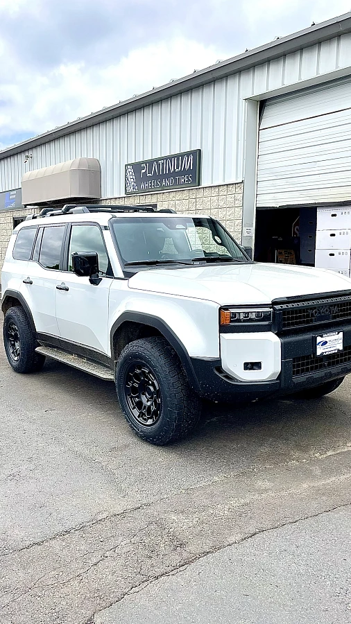2025 Toyota Land Cruiser with Replica Wheels 18" TRD Pro 303 Black Wheels