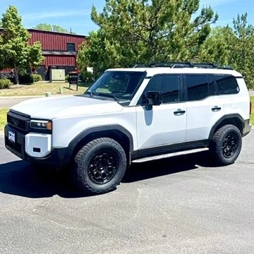 2025 Toyota Land Cruiser with Black Replica Wheels 18" TRD Pro 303 Rims