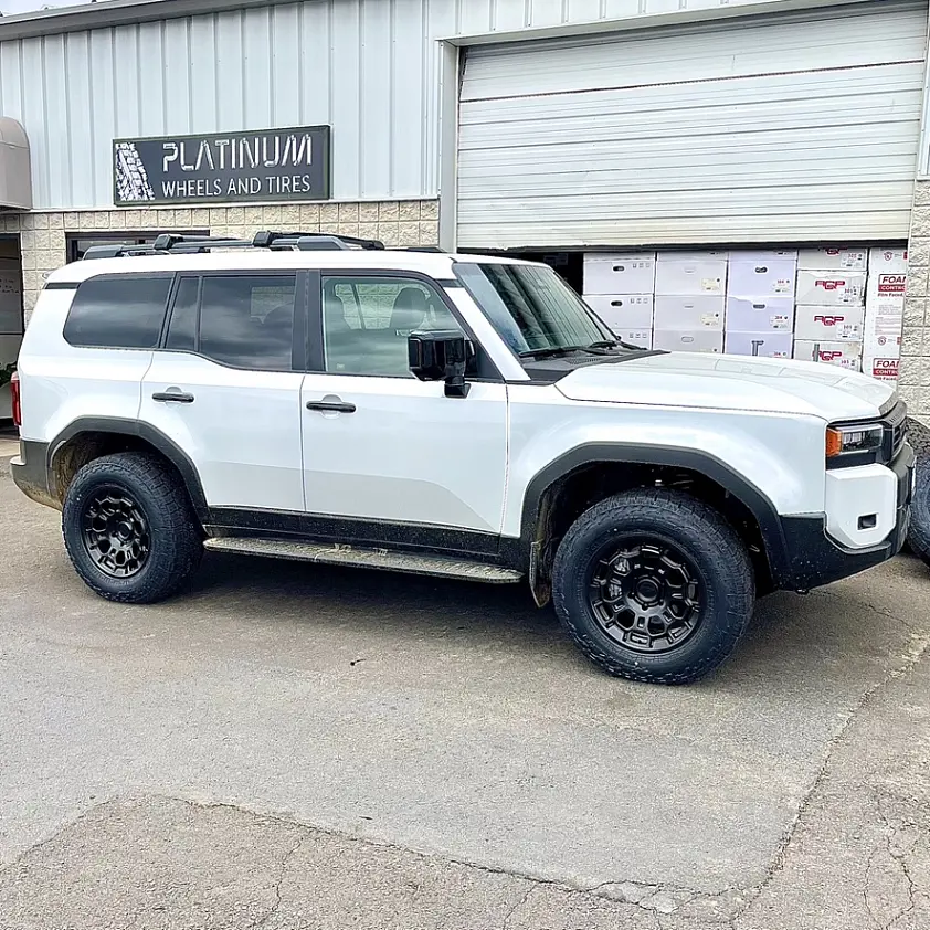 Replica Wheels 18" TRD Pro 303 Black Rim on 2025 Toyota Land Cruiser