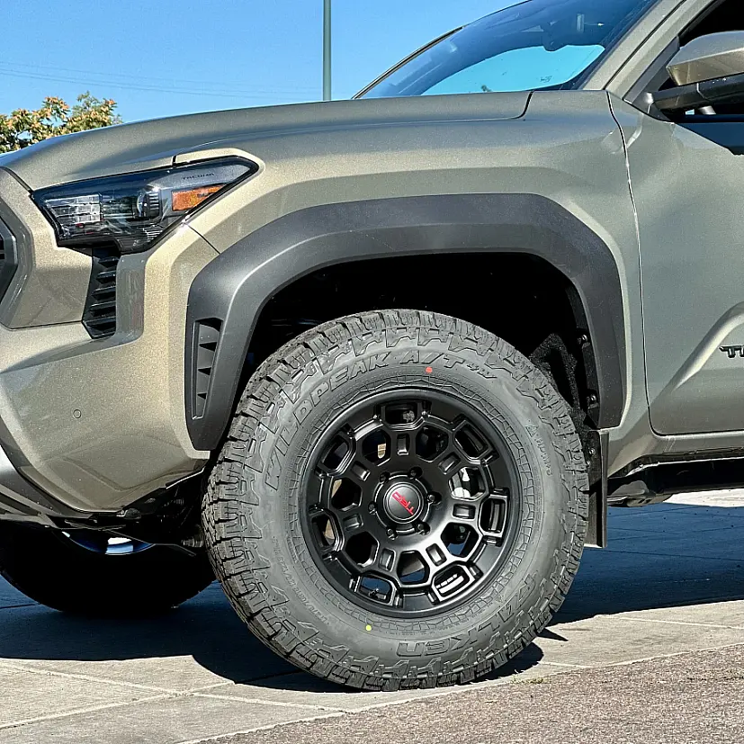 Black Replica Wheels 18" TRD Pro 303 on 2025 Toyota Tacoma