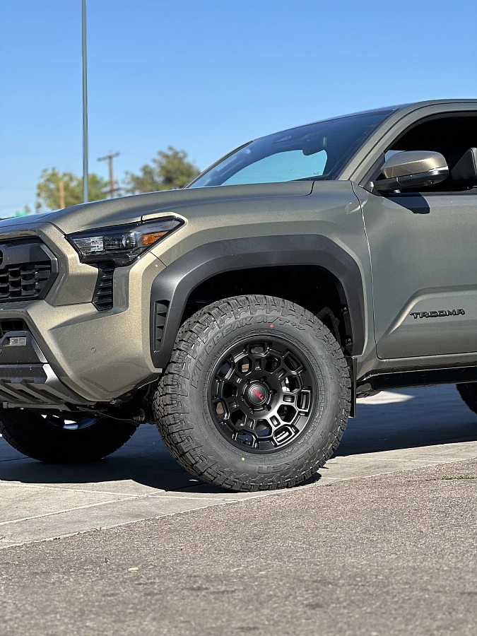 Replica Wheels 18" TRD Pro 303 Black Rim on 2025 Toyota Tacoma