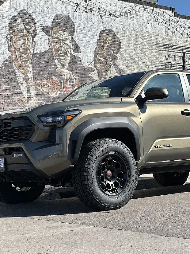 2025 Toyota Tacoma Replica Wheels 18" TRD Pro 303 Black Wheel