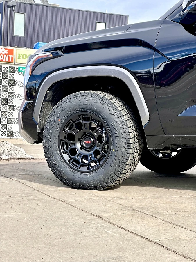 2025 Toyota Tundra with Replica Wheels 18" TRD Pro 303 Black Wheels