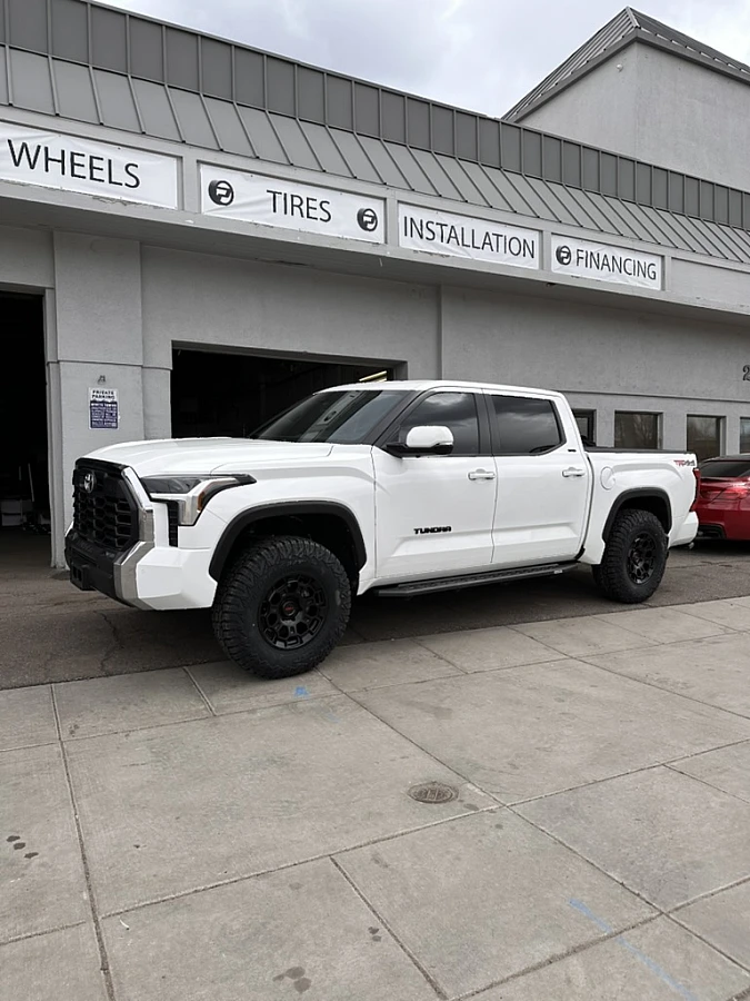 2025 Toyota Tundra with Black Replica Wheels 18" TRD Pro 303 Rims