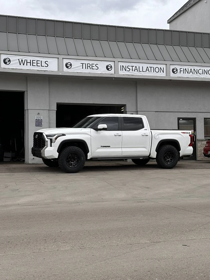 2025 Toyota Tundra Equipped with Replica Wheels 18" TRD Pro 303 Black