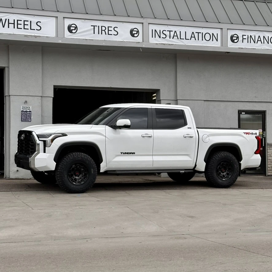 Black Replica Wheels 18" TRD Pro 303 Rim on 2025 Toyota Tundra