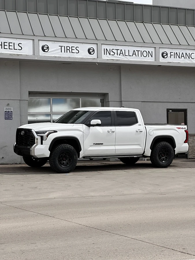 2025 Toyota Tundra Replica Wheels 18" TRD Pro 303 Black Custom Wheels