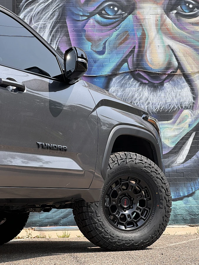 2026 Toyota Tundra with Replica Wheels 18" TRD Pro 303 Black Rims