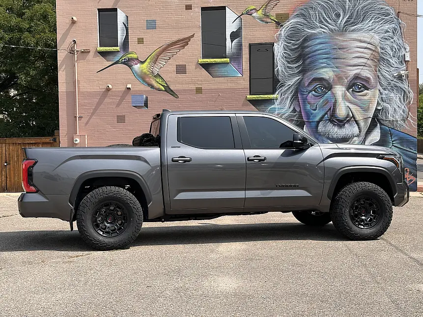 Black Replica Wheels 18" TRD Pro 303 on 2026 Toyota Tundra