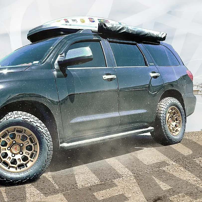 2018 Toyota Sequoia with Replica Wheels 18" TRD Pro 303 Bronze Wheels