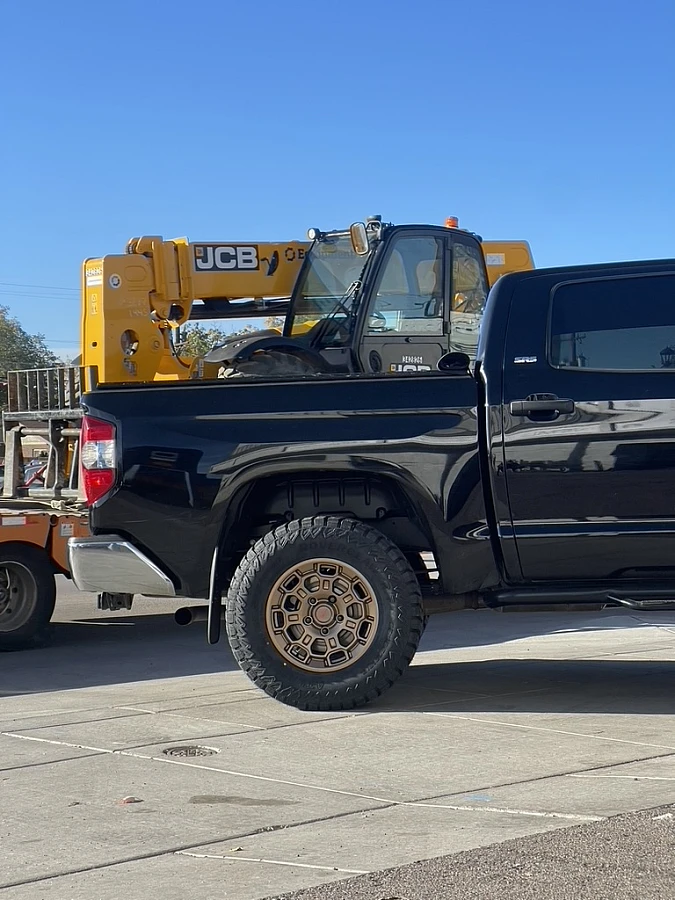 Bronze Replica Wheels 18" TRD Pro 303 on 2021 Toyota Tundra