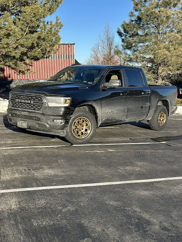 2024 RAM 1500 with Replica Wheels 18" TRD Pro 303 Bronze Wheels