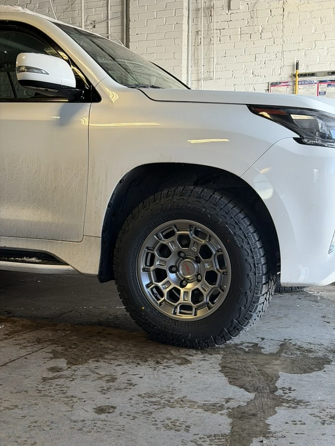 2022 Lexus GX with Replica Wheels 18" TRD Pro 303 Silver Wheels